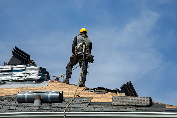 Professional Roof Replacement technician working in Prairie, MS